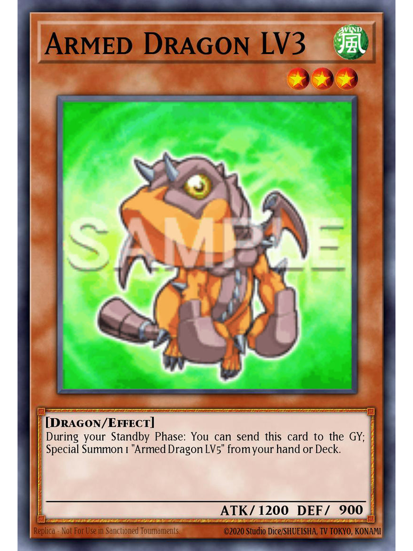 Armed Dragon LV3 - MZMU-EN063 - Secret Rare 1st Edition 1