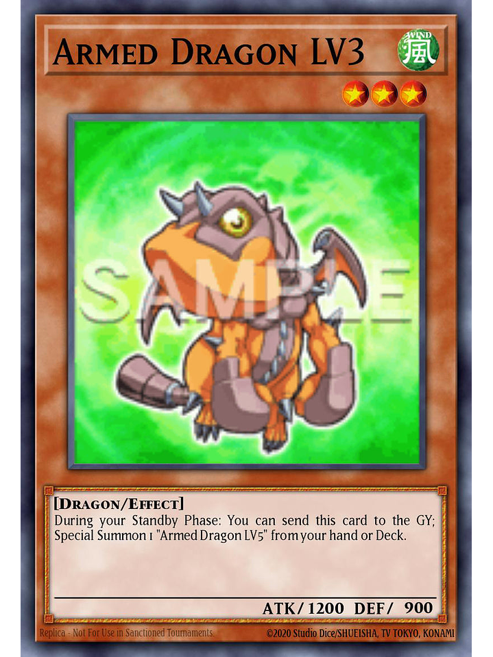 Armed Dragon LV3 - MZMU-EN063 - Secret Rare 1st Edition 1