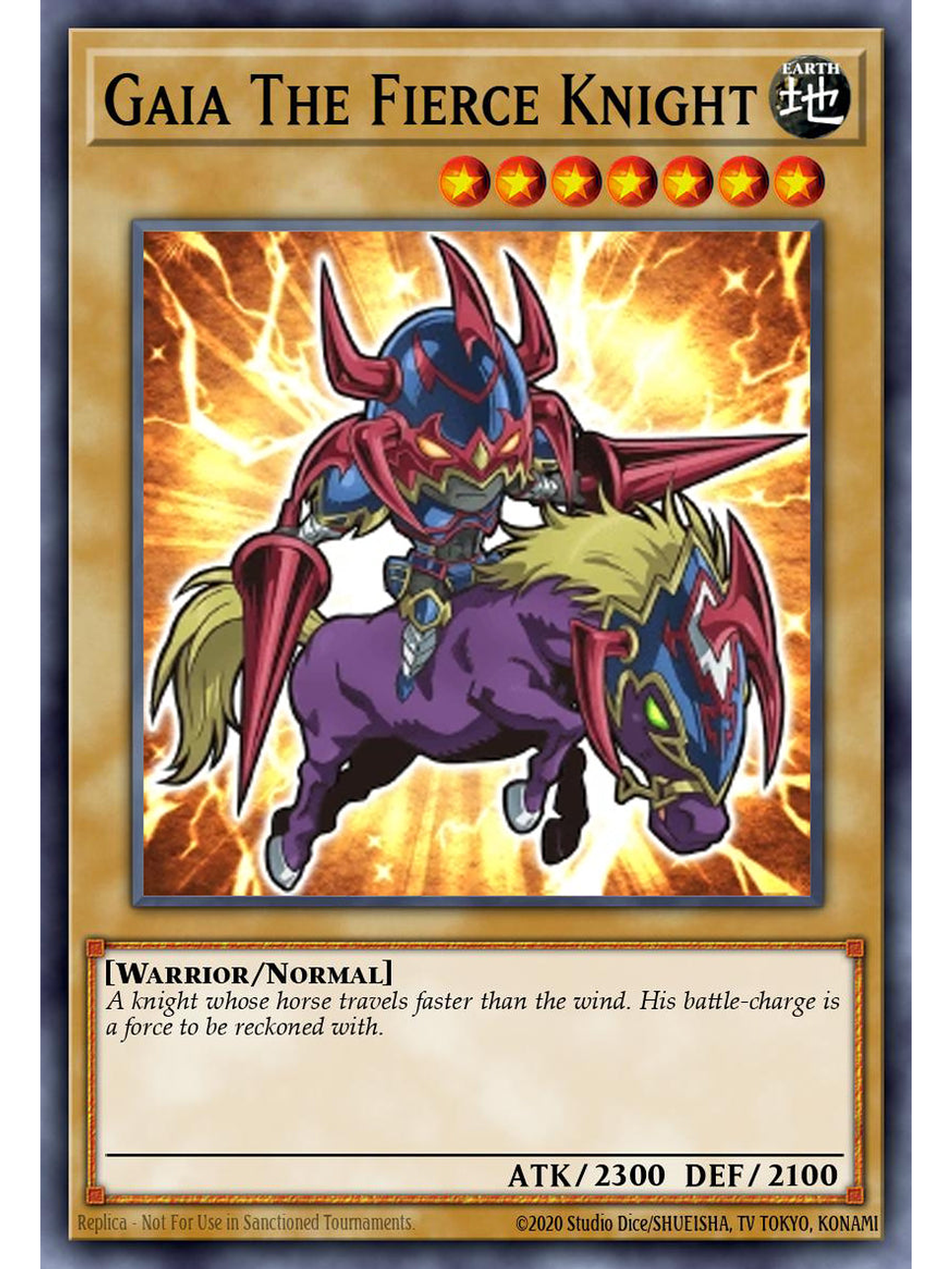 Gaia The Fierce Knight - MZMU-EN058 - Secret Rare 1st Edition 1