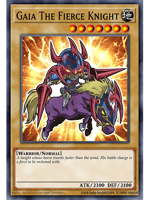 Gaia The Fierce Knight - MZMU-EN058 - Secret Rare 1st Edition