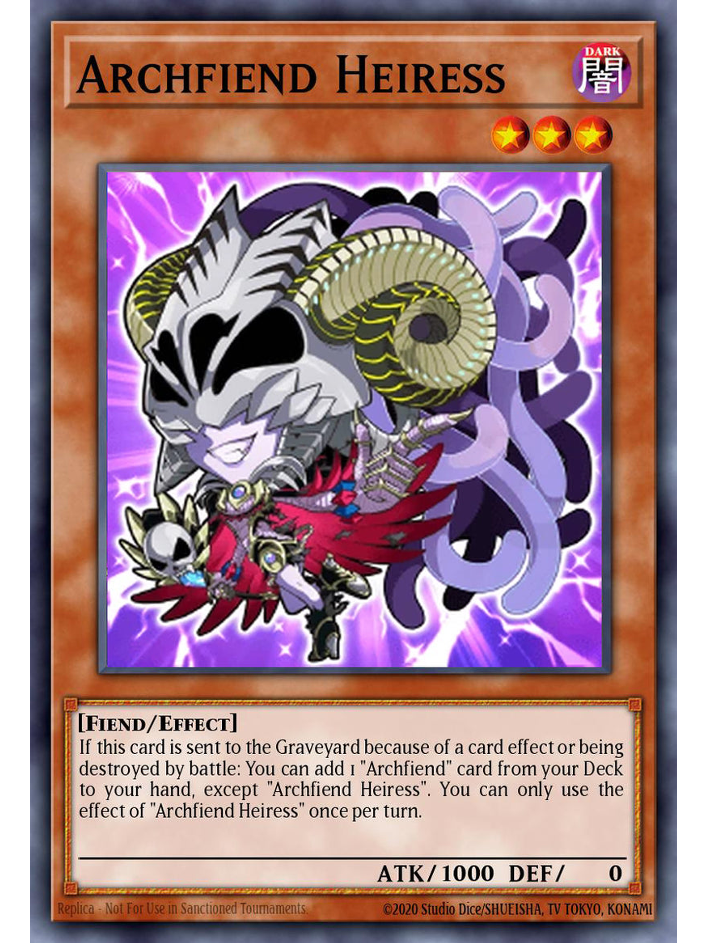 Archfiend Heiress - MZMU-EN066 - Secret Rare 1st Edition 1