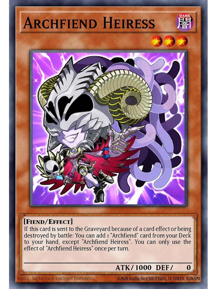 Archfiend Heiress - MZMU-EN066 - Secret Rare 1st Edition 1