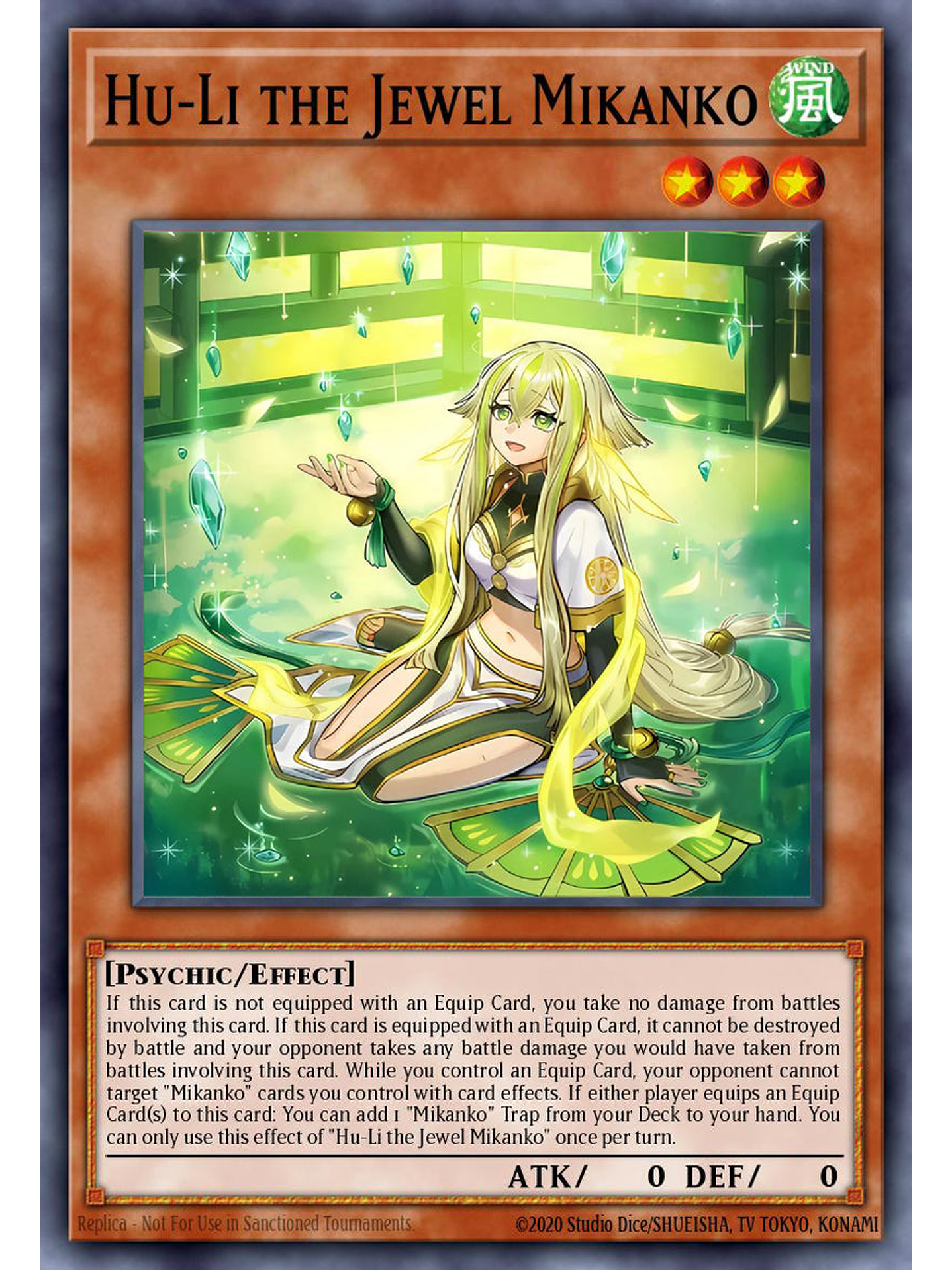 Hu-Li the Jewel Mikanko - MZMU-EN072 - Ultra Rare 1st Edition 1