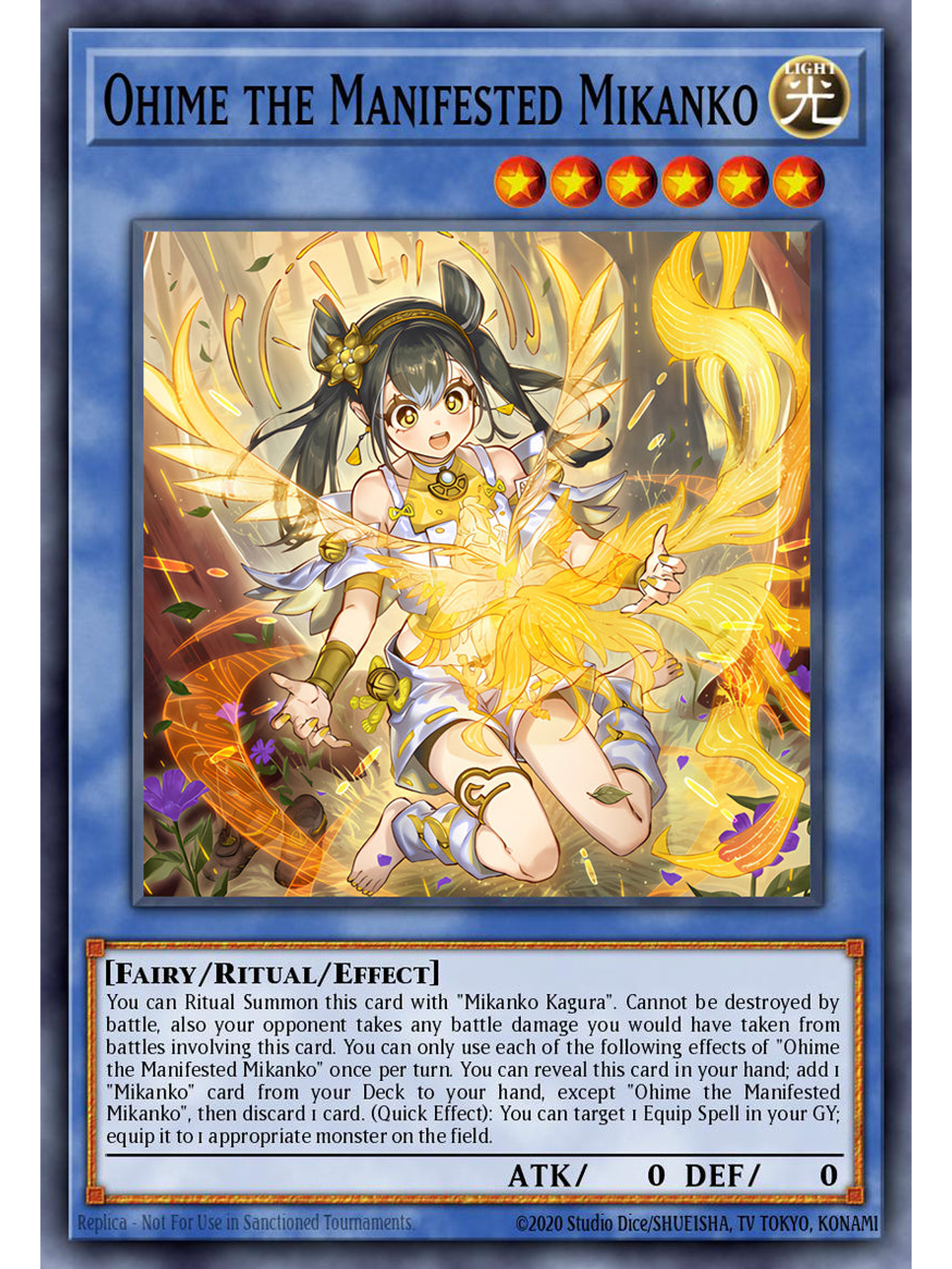 Ohime the Manifested Mikanko - MZMU-EN073 - Ultra Rare 1st Edition 1