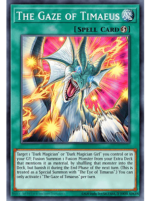 The Gaze of Timaeus - MZMU-EN013 - Collector's Rare 1st Edition