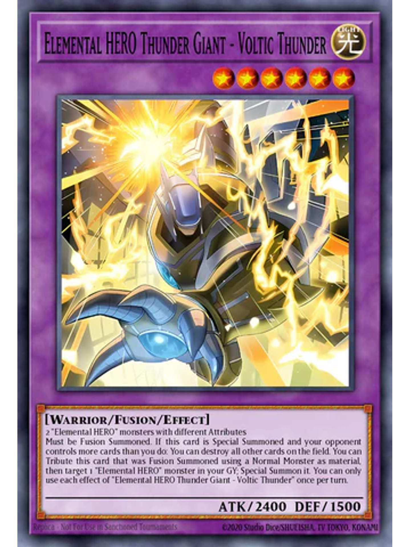 Elemental HERO Thunder Giant - Voltic Thunder - MZMU-EN029 - Collector's Rare 1st Edition 1