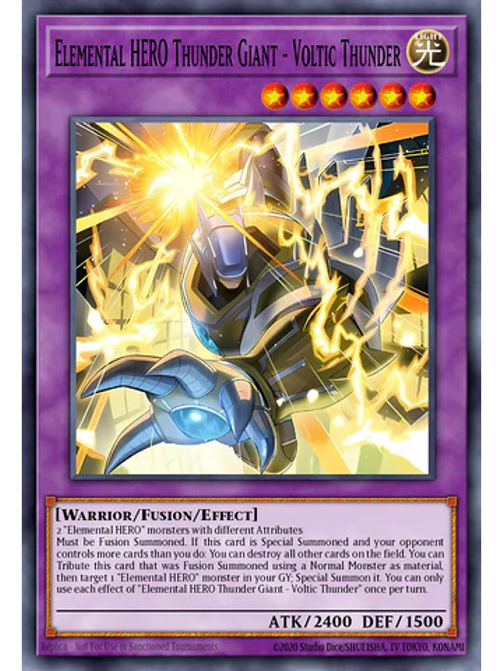 Elemental HERO Thunder Giant - Voltic Thunder - MZMU-EN029 - Collector's Rare 1st Edition 1