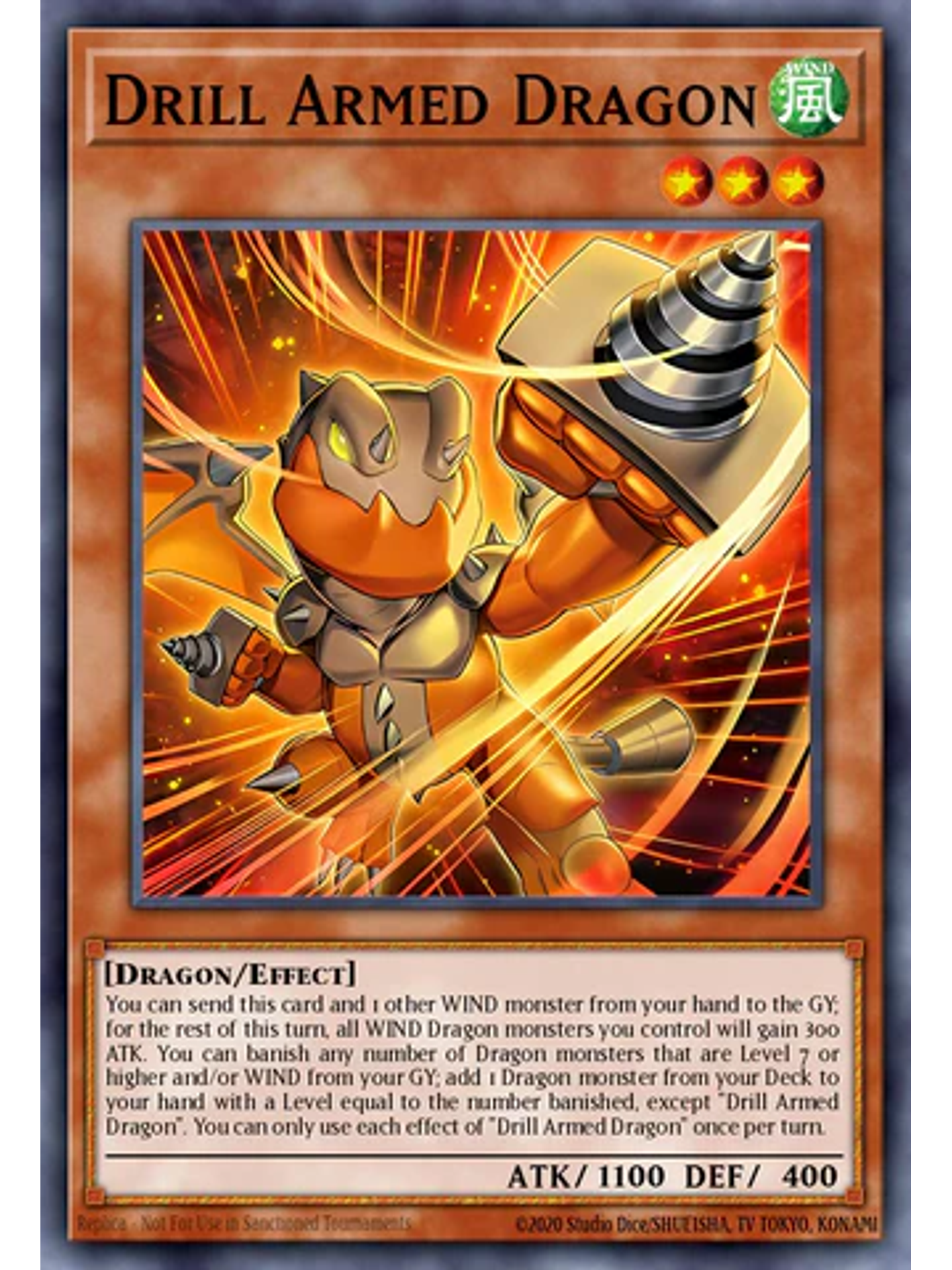 Drill Armed Dragon - MZMU-EN030 - Rare 1st Edition 1