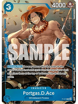 P-074 P Portgas.D.Ace