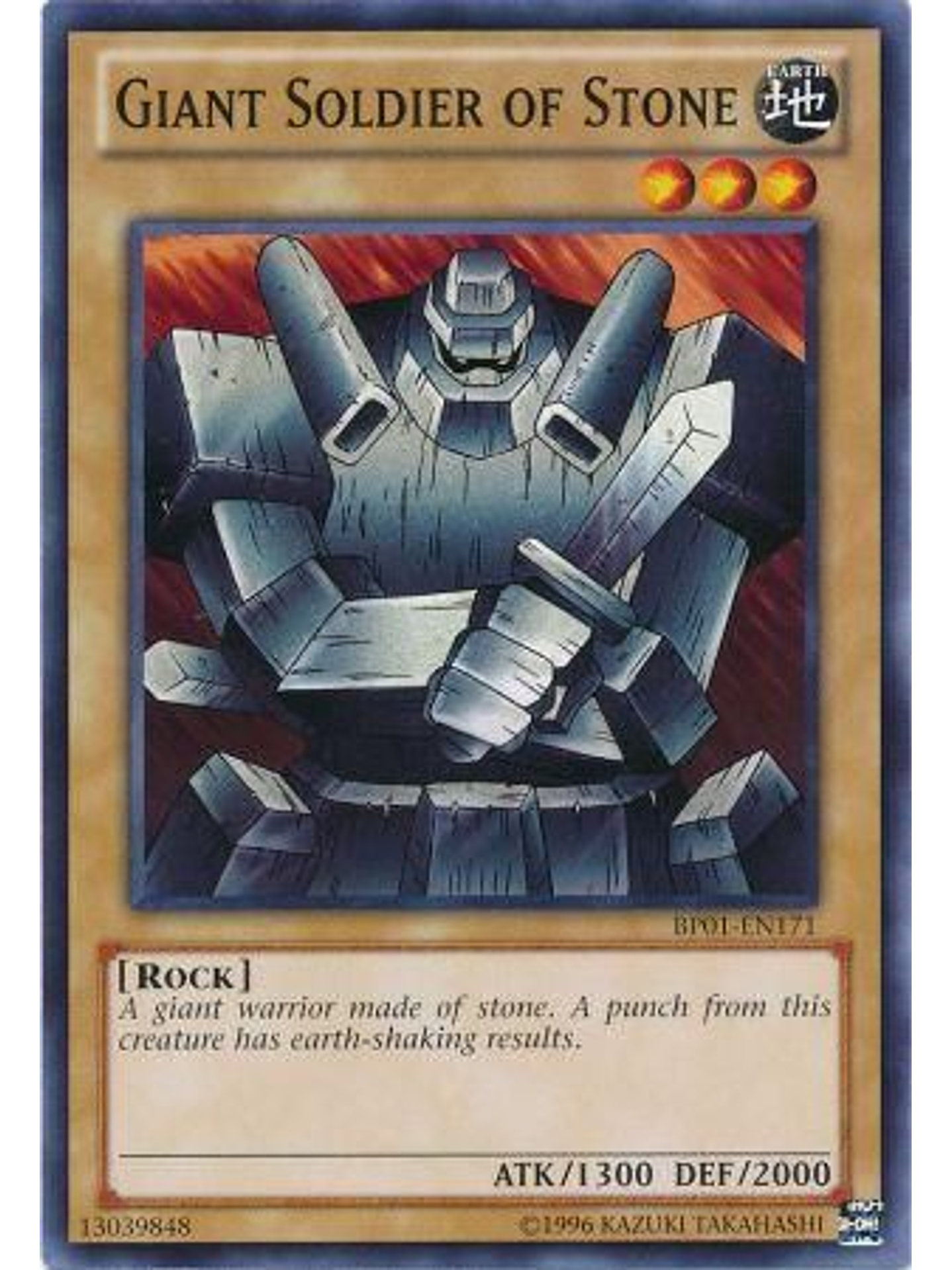 Giant Soldier of Stone - BP01-EN171 - Common Unlimited 1