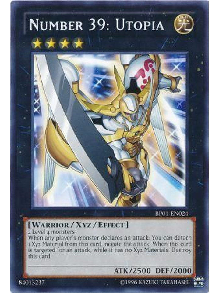 Number 39: Utopia - BP01-EN024 - Rare Unlimited 1
