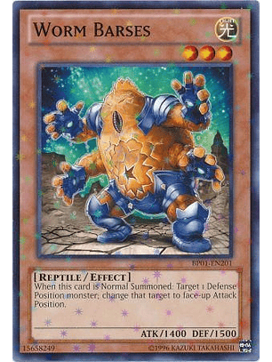 Worm Barses - BP01-EN201 - Starfoil Rare Unlimited