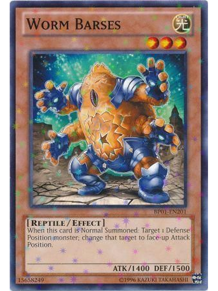 Worm Barses - BP01-EN201 - Starfoil Rare Unlimited 1