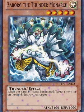 Zaborg the Thunder Monarch - BP01-EN132 - Starfoil Rare Unlimited