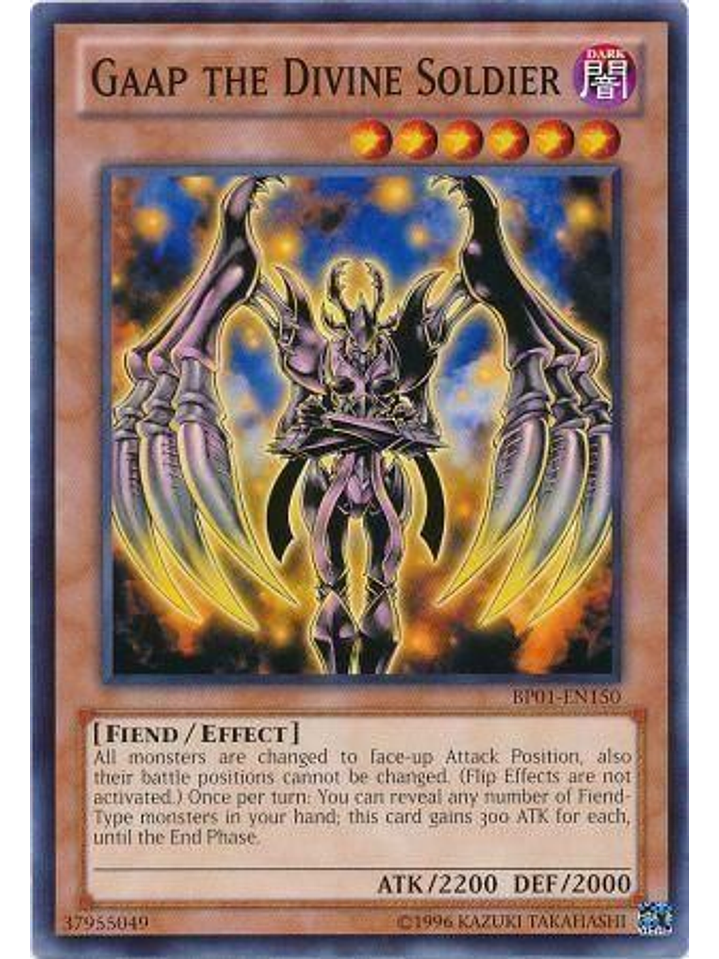 Gaap the Divine Soldier - BP01-EN150 - Common Unlimited 1