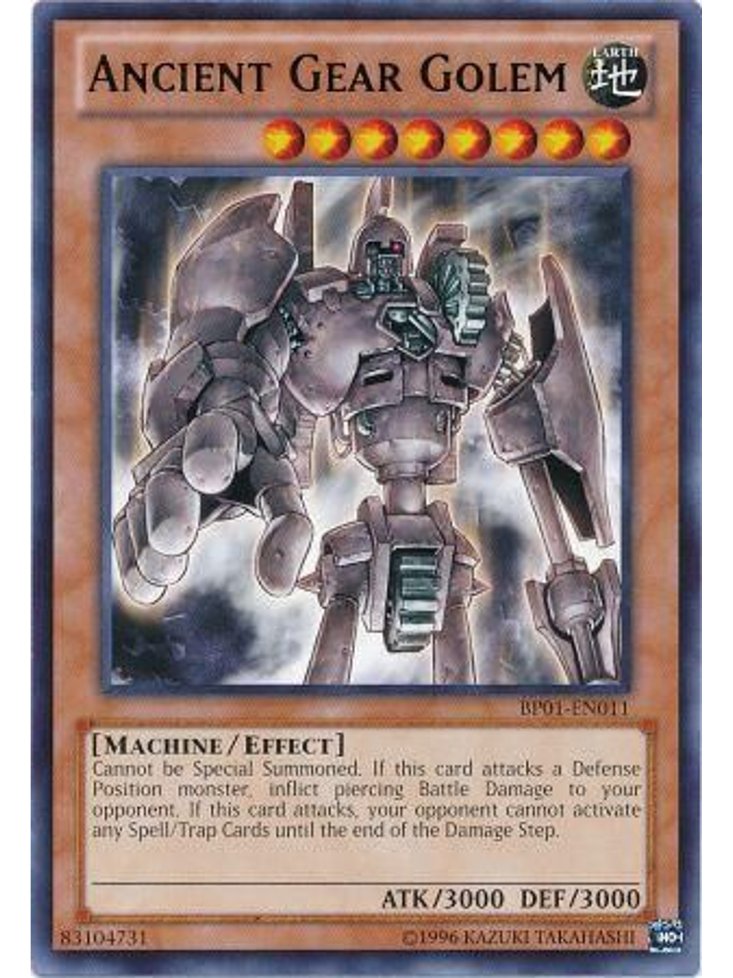 Ancient Gear Golem - BP01-EN011 - Rare Unlimited 1