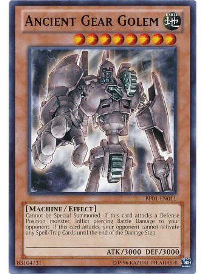 Ancient Gear Golem - BP01-EN011 - Rare Unlimited 1