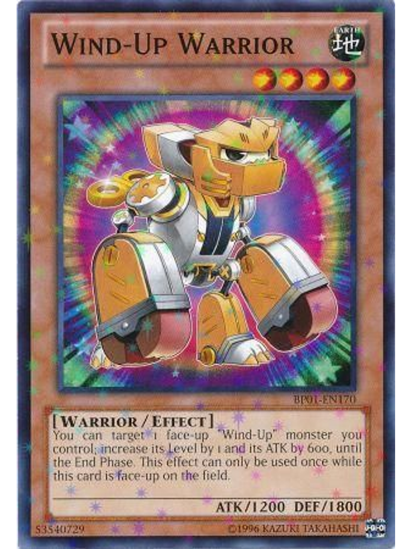 Wind-Up Warrior - BP01-EN170 - Starfoil Rare Unlimited 1