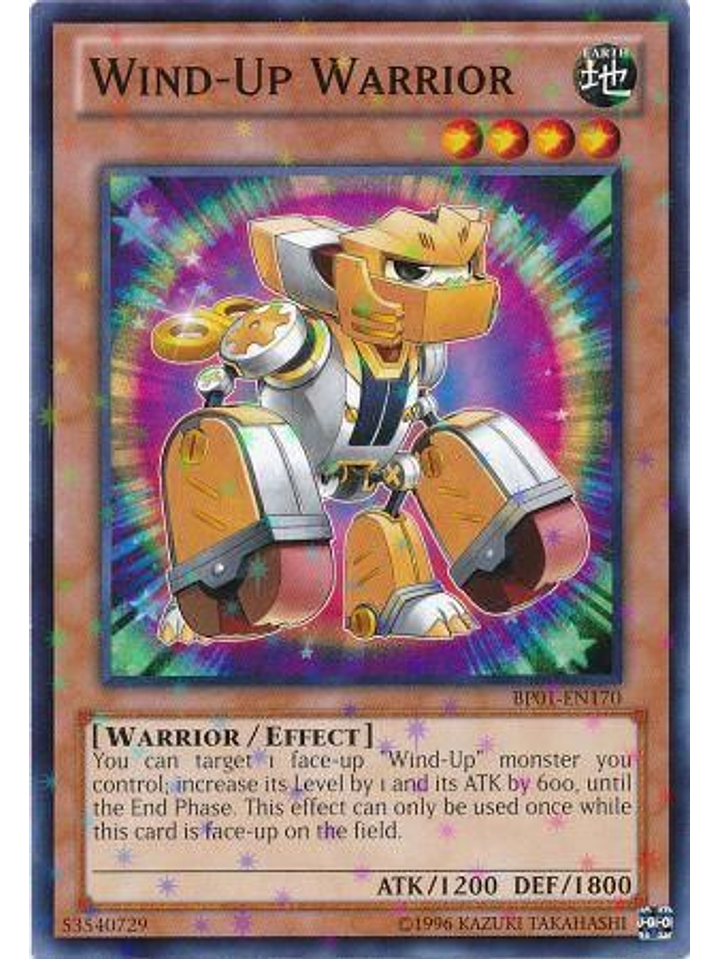 Wind-Up Warrior - BP01-EN170 - Starfoil Rare Unlimited 1