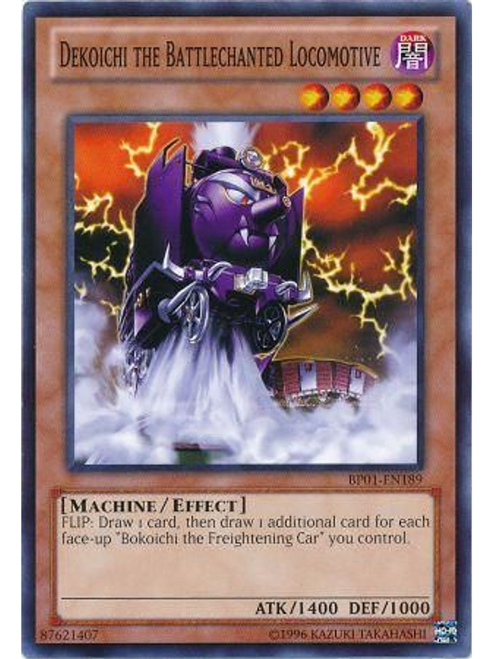 Dekoichi the Battlechanted Locomotive - BP01-EN189 - Common Unlimited 1