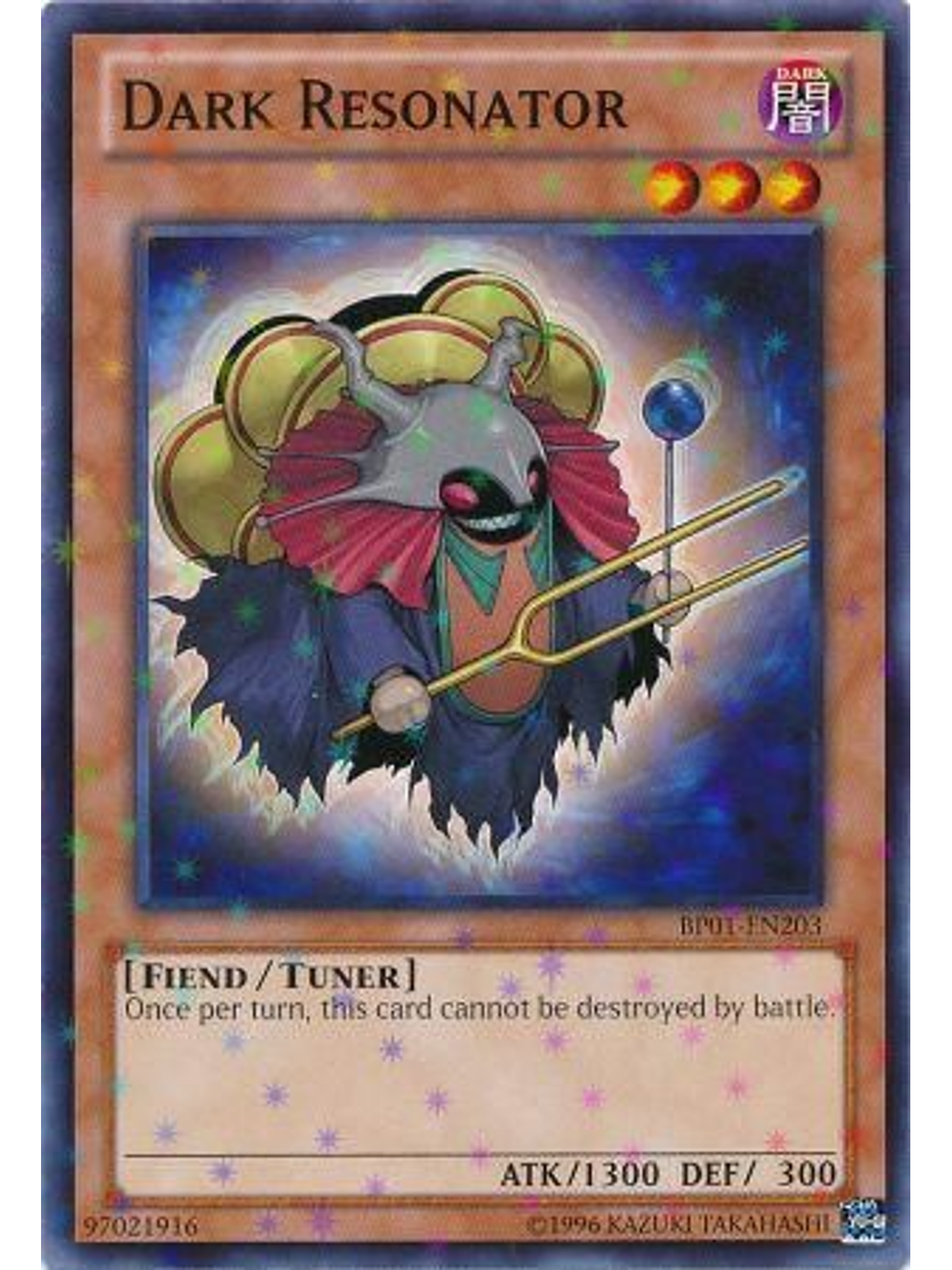 Dark Resonator - BP01-EN203 - Starfoil Rare Unlimited 1