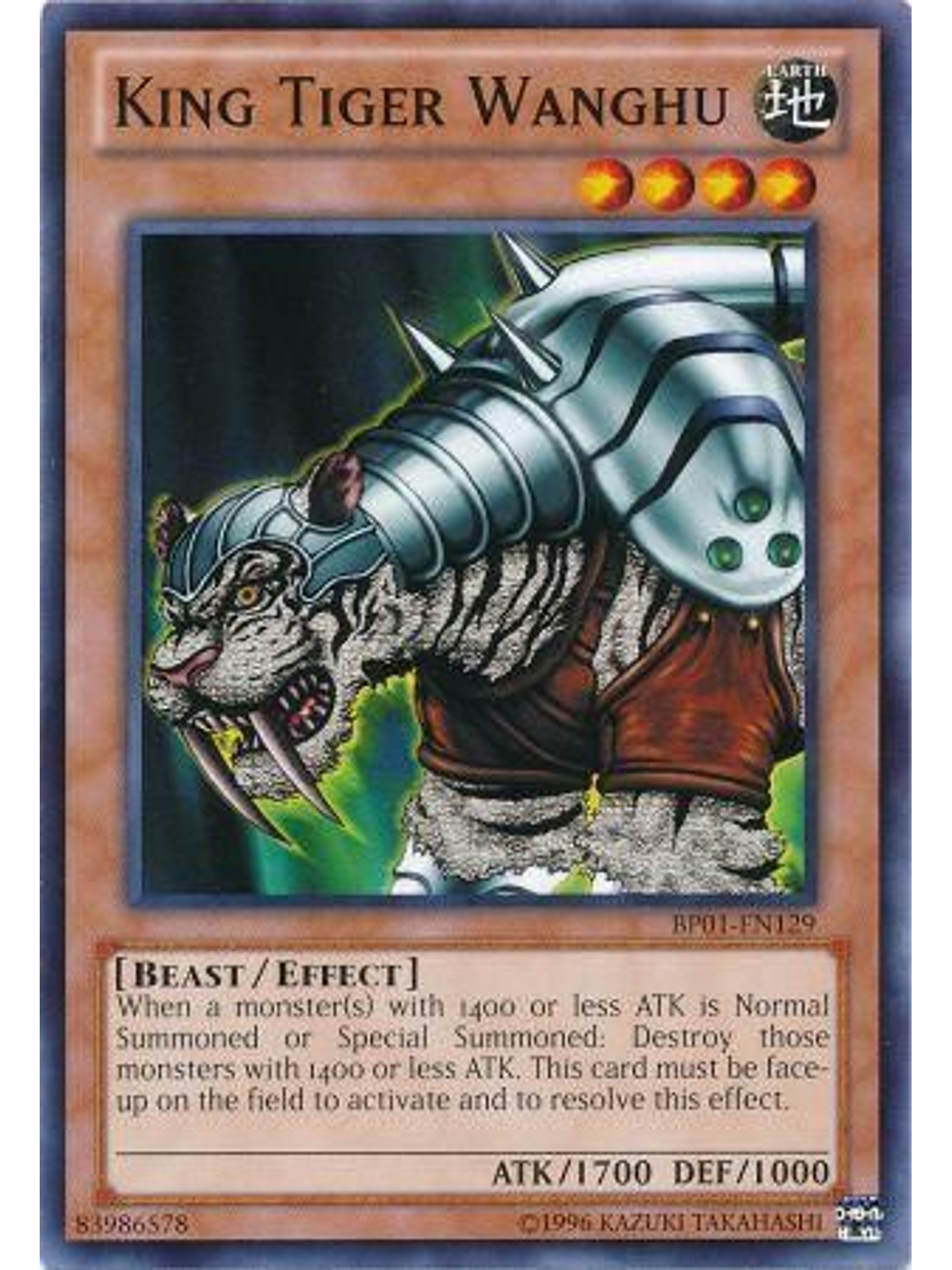 King Tiger Wanghu - BP01-EN129 - Common Unlimited 1