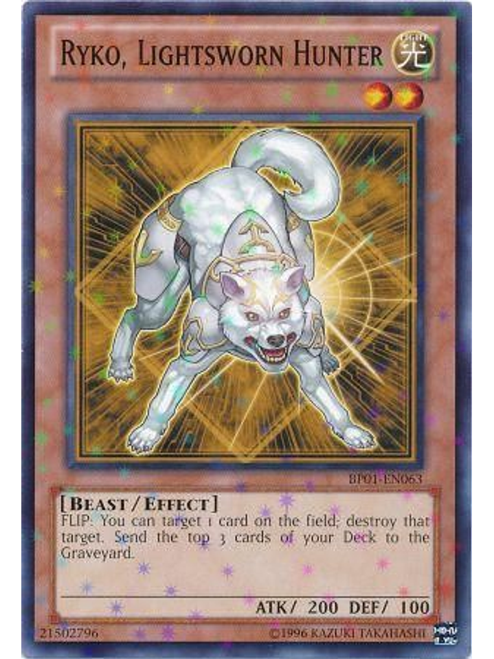 Ryko, Lightsworn Hunter - BP01-EN063 - Starfoil Rare Unlimited 1