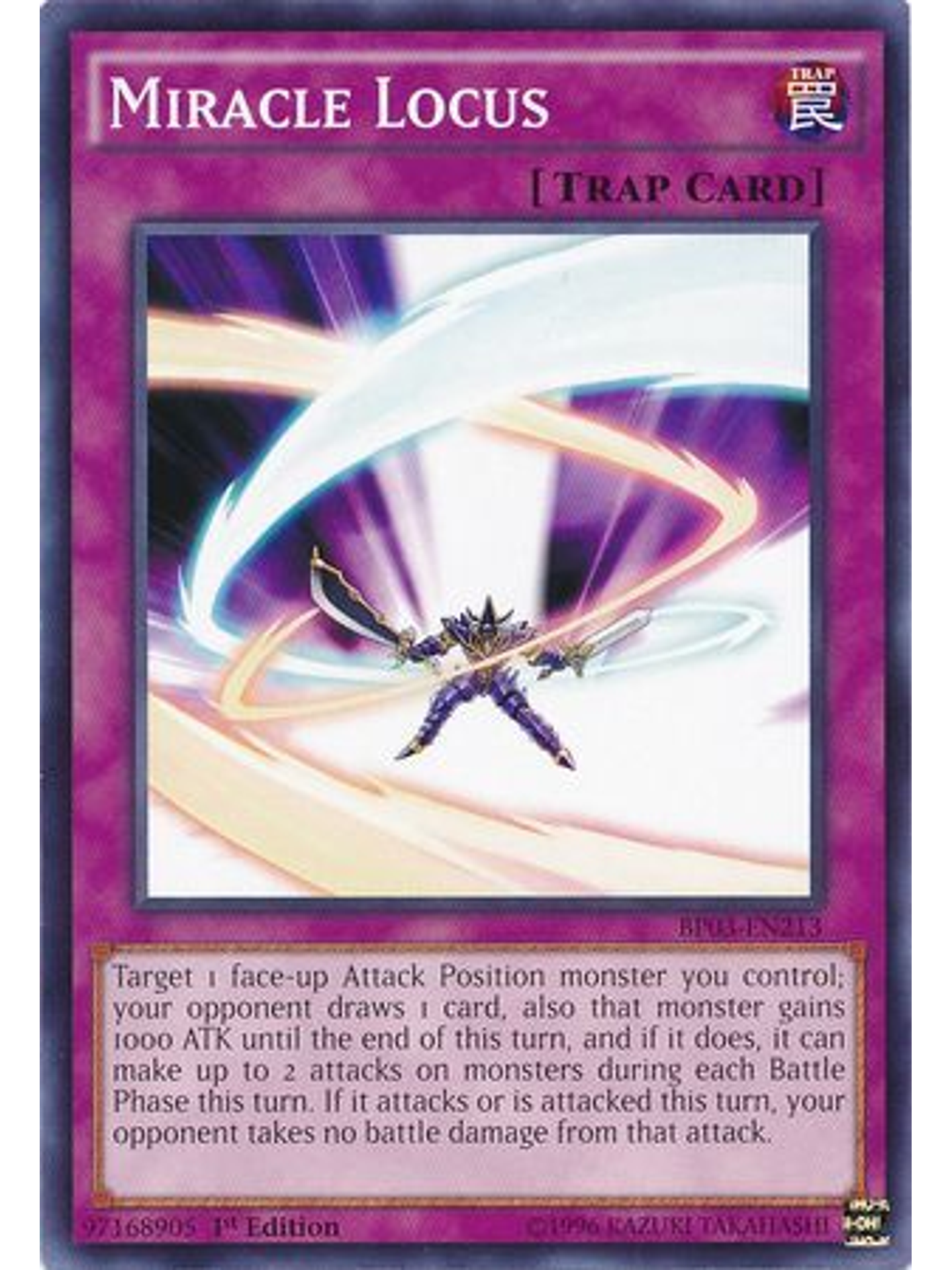 Miracle Locus - BP03-EN213 - Common 1st Edition 1