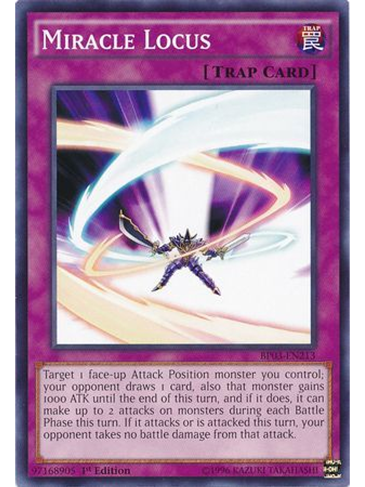 Miracle Locus - BP03-EN213 - Common 1st Edition 1