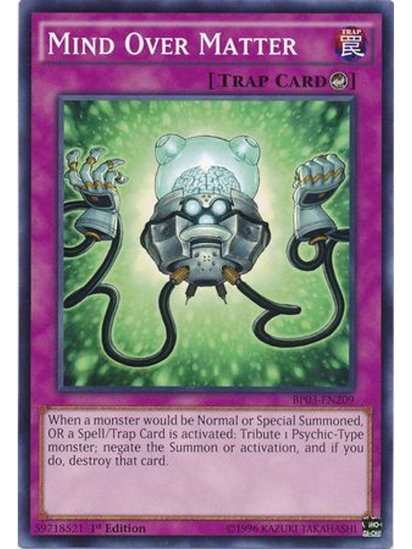 Mind Over Matter - BP03-EN209 - Common 1st Edition 1