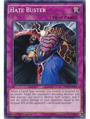 Hate Buster - BP03-EN205 - Common 1st Edition