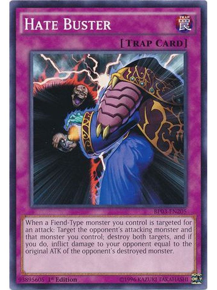 Hate Buster - BP03-EN205 - Common 1st Edition 1