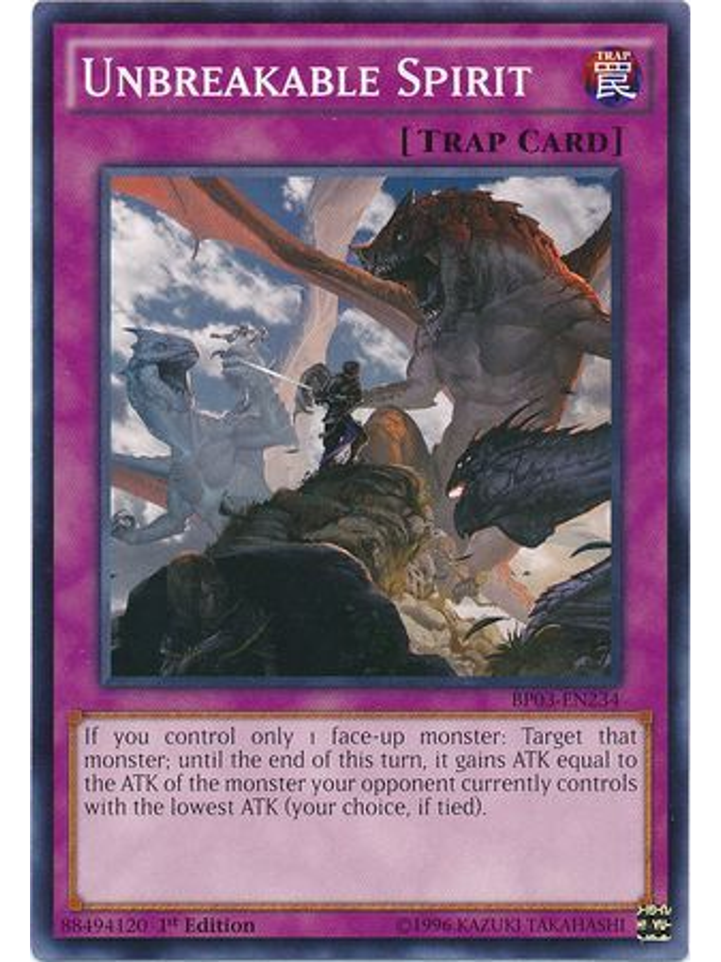 Unbreakable Spirit - BP03-EN234 - Common 1st Edition 1