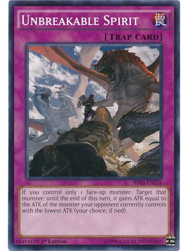 Unbreakable Spirit - BP03-EN234 - Common 1st Edition 1