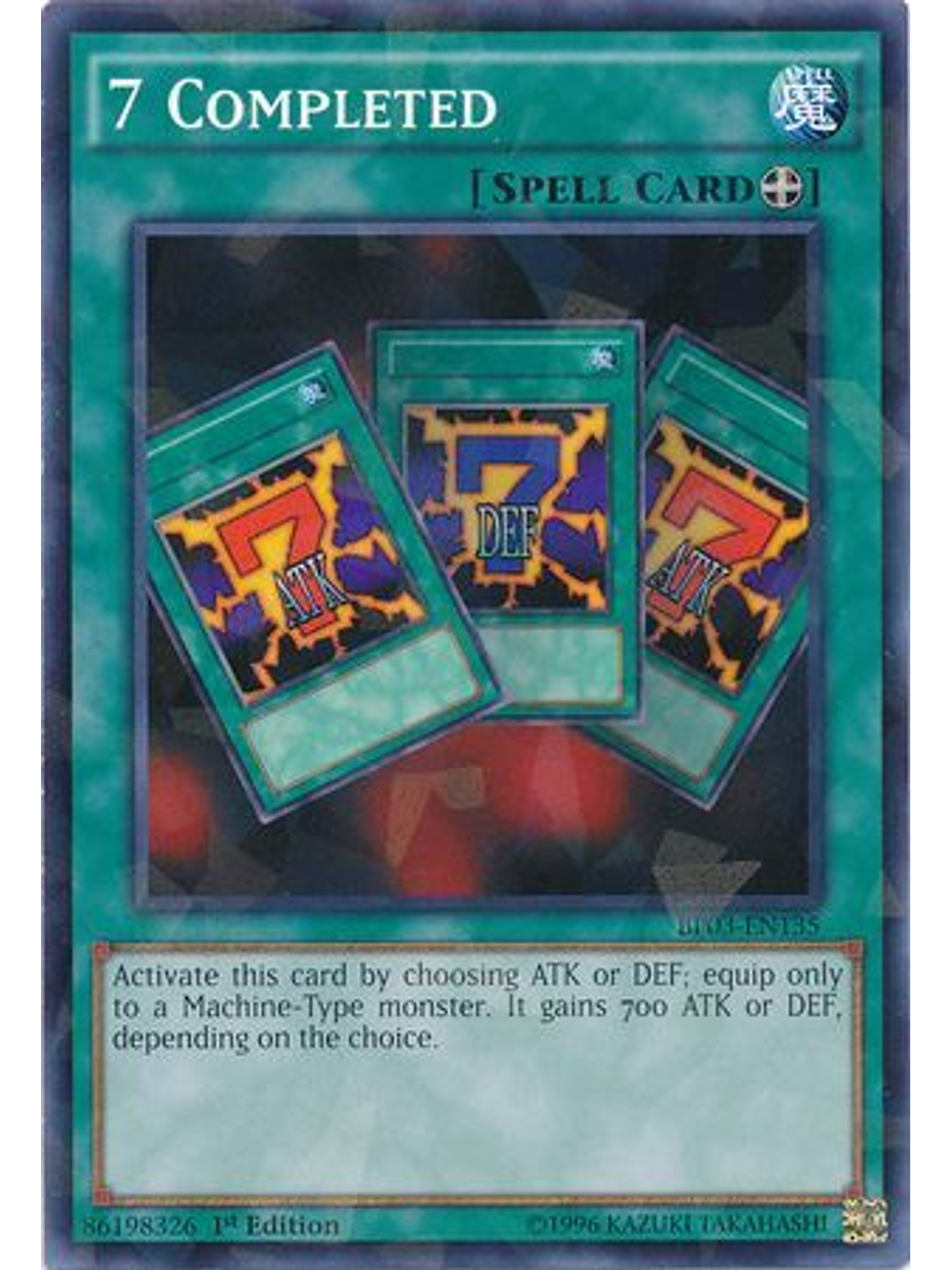 7 Completed - BP03-EN135 - Shatterfoil Rare 1st Edition 1