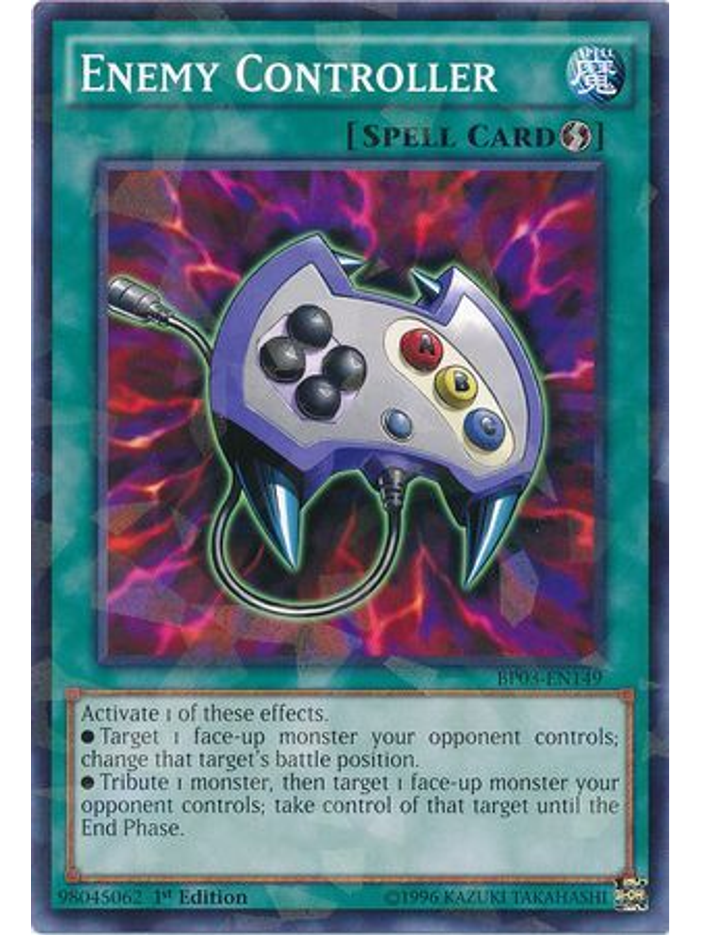 Enemy Controller - BP03-EN149 - Shatterfoil Rare 1st Edition 1