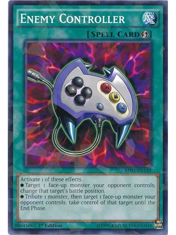 Enemy Controller - BP03-EN149 - Shatterfoil Rare 1st Edition 1