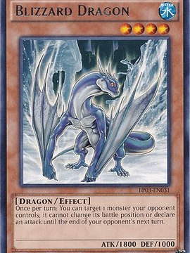 Blizzard Dragon - BP03-EN031 - Rare 1st Edition