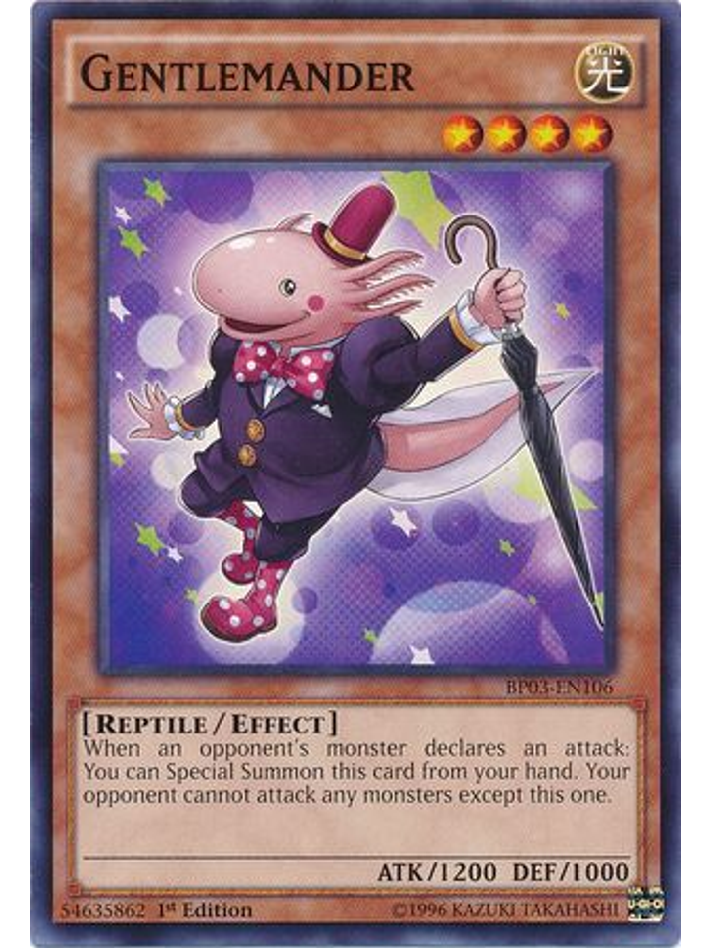 Gentlemander - BP03-EN106 - Common 1st Edition 1