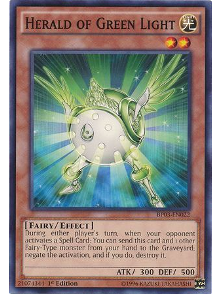 Herald of Green Light - BP03-EN022 - Common 1st Edition 1