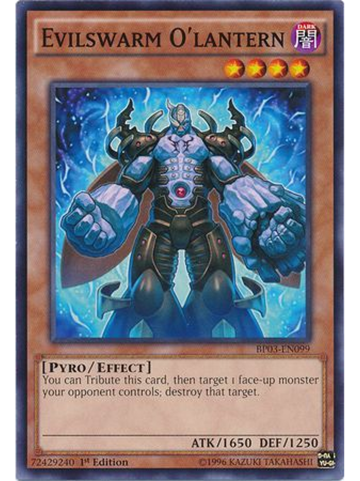 Evilswarm O'Lantern - BP03-EN099 - Common 1st Edition 1