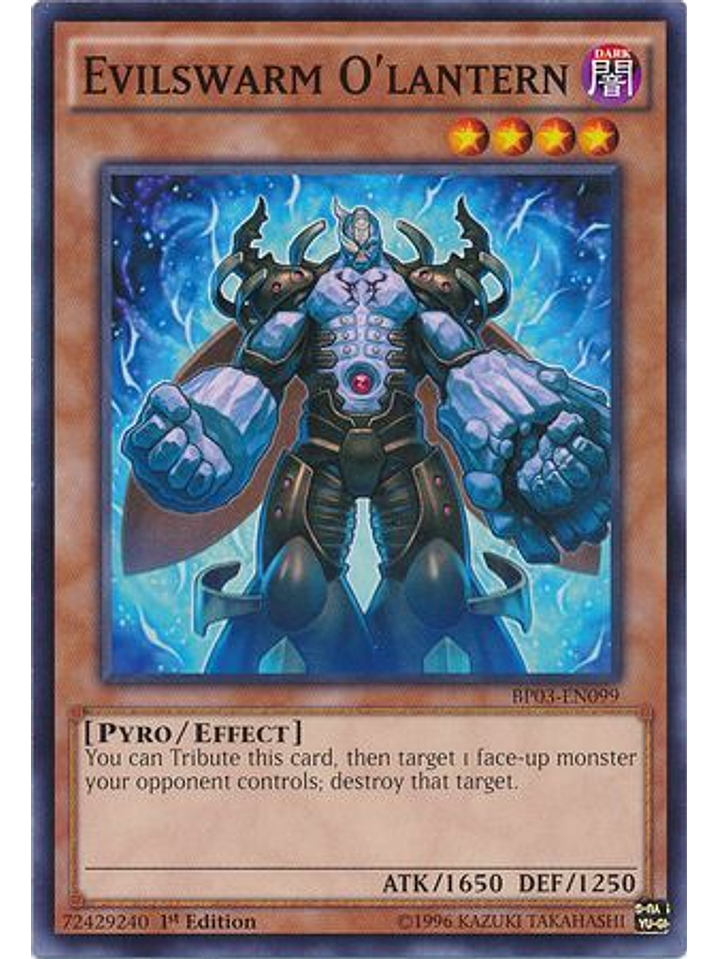 Evilswarm O'Lantern - BP03-EN099 - Common 1st Edition 1
