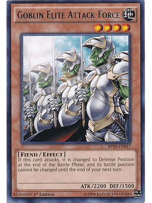 Goblin Elite Attack Force - BP03-EN017 - Rare 1st Edition