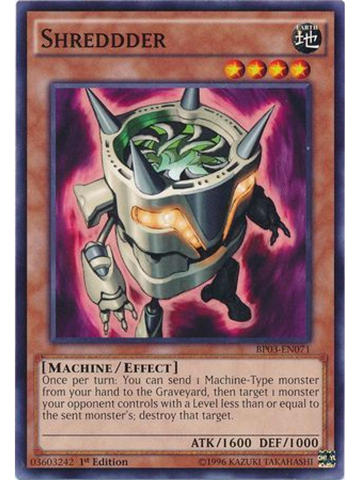 Shreddder - BP03-EN071 - Common 1st Edition 1