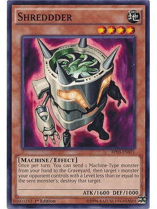 Shreddder - BP03-EN071 - Common 1st Edition