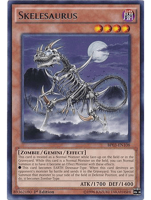 Skelesaurus - BP03-EN108 - Rare 1st Edition