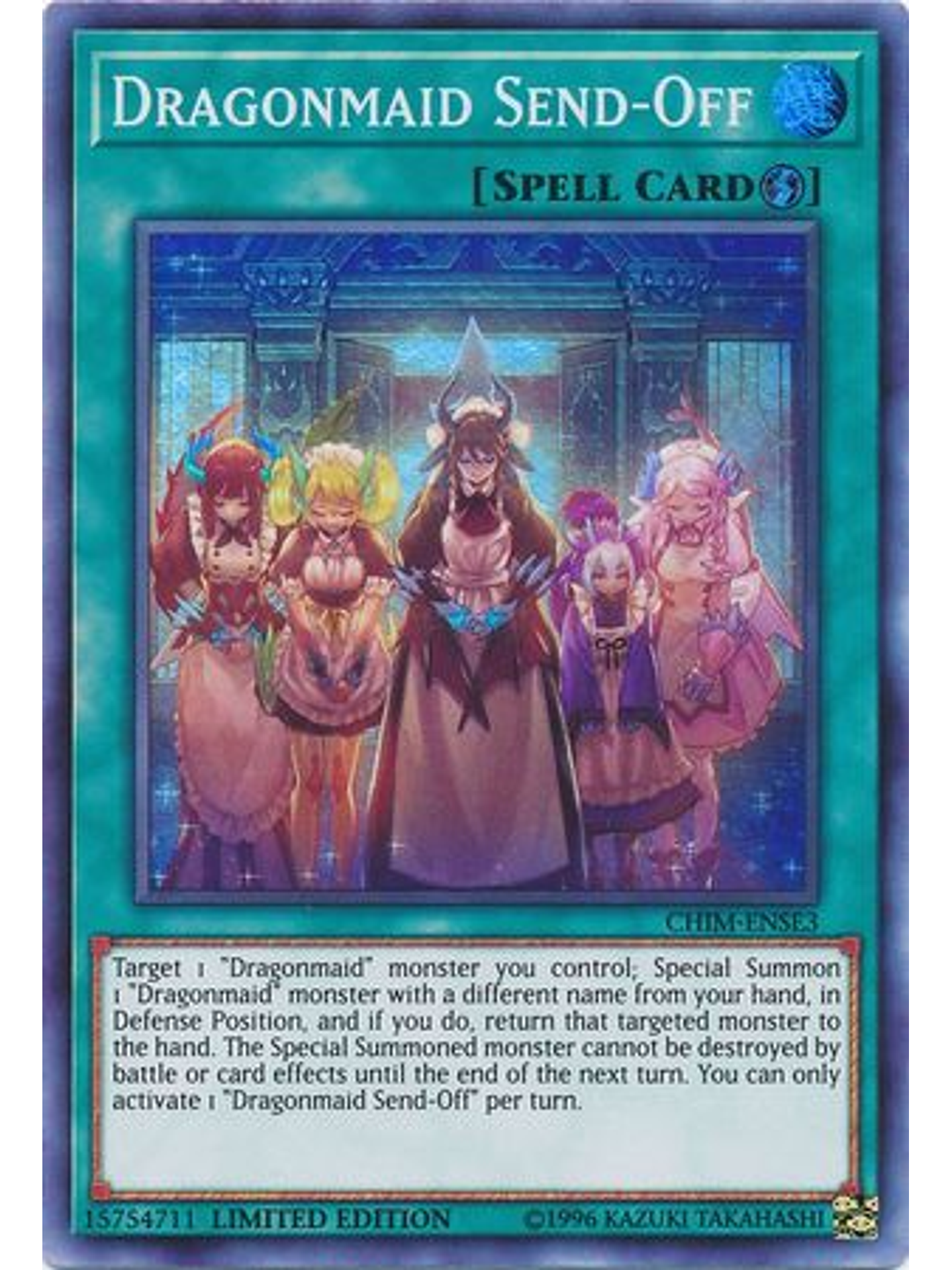 Dragonmaid Send-Off - CHIM-ENSE3 - Super Rare Limited Edition 1
