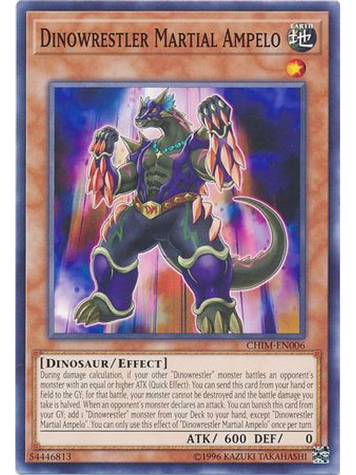 Dinowrestler Martial Ampelo - CHIM-EN006 - Common Unlimited 1