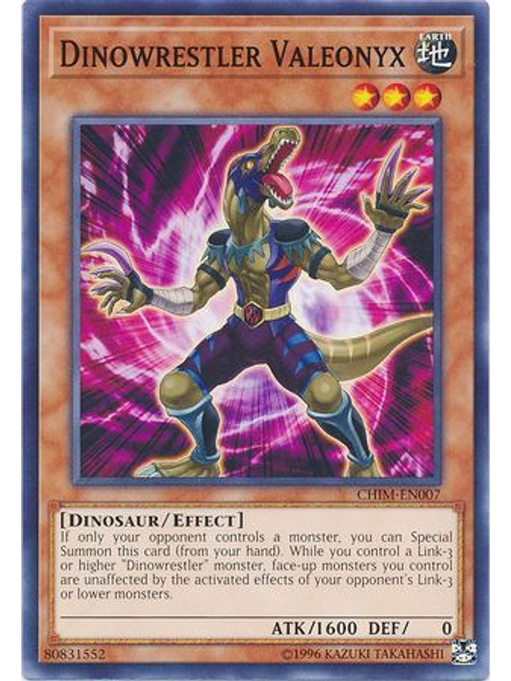 Dinowrestler Valeonyx - CHIM-EN007 - Common Unlimited 1