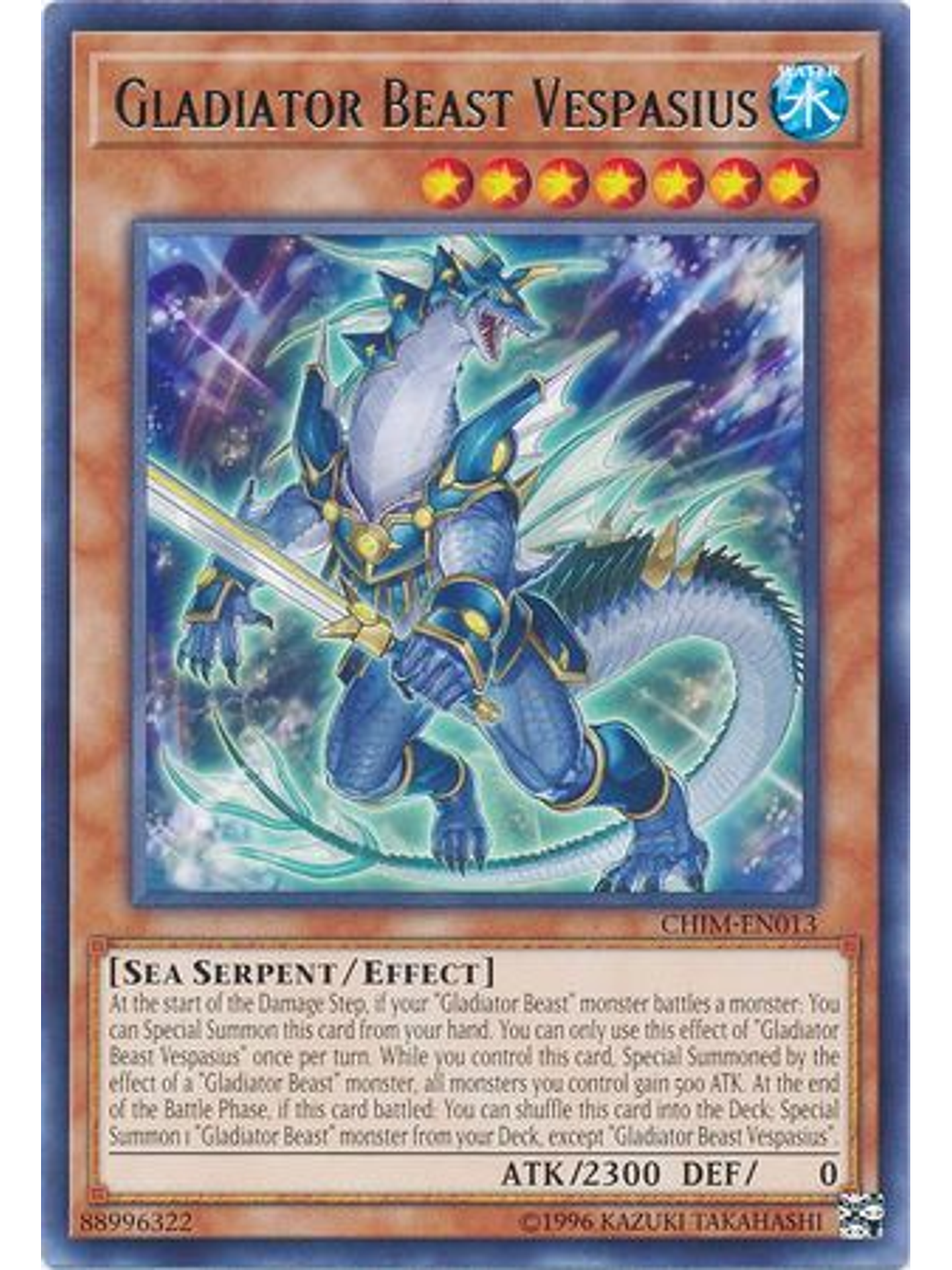 Gladiator Beast Vespasius - CHIM-EN013 - Rare Unlimited 1